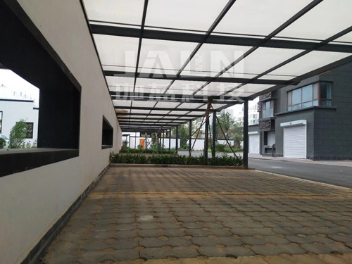 社區陽光板汽車遮陽棚